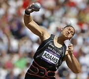 Naujosios Zelandijos rutulio stumikė Valerie Adams