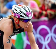 Nicola Spirig i&scaron; &Scaron;veicarijos laimėjo aukso medalį triatlono rungtyje