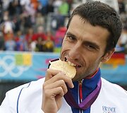 Prancūzijos irkluotojas Tony Estanguetas