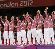 Rusijos vyrų tinklinio komanda i&scaron;kovojo aukso medalius Londono olimpiadoje