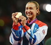 Septynkovininkė Jessica Ennis i&scaron; Didžiosio Britanijos