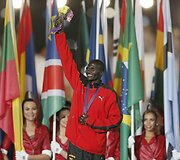Stephenas Kiprotichas i&scaron; Ugandos laimėjo aukso medalį maratono bėgime