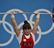 Sunkumų kilnotoja Maiya Maneza i&scaron; Kazakstano