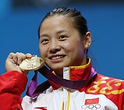 Sunkumų kilnotoja Xueying Li i&scaron; Kinijos