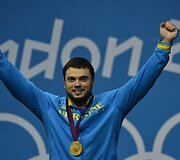 Sunkumų kilnotojas Oleksiy Torokhtiy i&scaron; Ukrainos