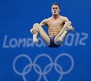 &Scaron;uolininkas į vandenį Davidas Boudia i&scaron; JAV