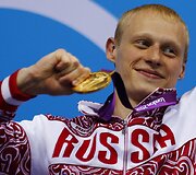 &Scaron;uolininkas į vandenį Ilya Zakharovas