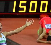 Taoufik Makhloufi i&scaron; Algerijos i&scaron;kovojo aukso medalį 1500 m bėgime