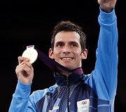 Tekvonodo kovotojas Sebastianas Chrismanichas i&scaron; Argentinos laimėjo aukso medalį iki 80 kg kategorijoje 