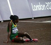 Tiki Gelana i&scaron; Etiopijos laimėjo aukso medalį maratono rungtyje
