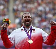 Tomasz Majewski i&scaron; Lenkijos laimėjo aukso medalį rutulio stumimo rungtyje