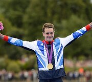 Triatlonininkas Alistairas Brownlee i&scaron; Didžiosio Britanijos