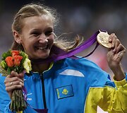 Tri&scaron;uolininkė Olga Rypakova i&scaron; Kazakstano