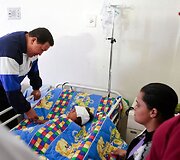 Venesuelos prezidentas Hugo Chavezas Paraguanos ligoninėje
