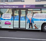 Akcijos pristatymo akimirka