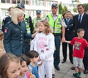 Akcijos pristatymo akimirka
