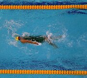 Australijos plaukikė Rachel Goh