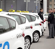 Naujųjų Vilniaus savivaldybės taksi automobilių pristatymas