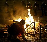 Protestas prie Portugalijos parlamento
