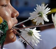 Vegetarų festivalio akimirka