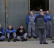 &bdquo;Ford&ldquo; automobilių gamyklos darbuotojai