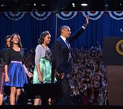 JAV prezidentas Barackas Obama su &scaron;eima