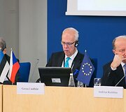 Makras Zingeris, Goranas Lindblatas ir Andrius Kubilius