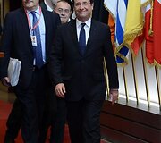 Prancūzijos prezidentas Francois Hollande'as