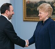 Arūnas Gelūnas ir Dalia Grybauskaitė
