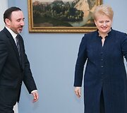 Arūnas Gelūnas ir Dalia Grybauskaitė