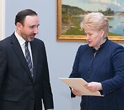 Arūnas Gelūnas ir Dalia Grybauskaitė