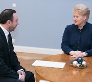 Arūnas Gelūnas ir Dalia Grybauskaitė