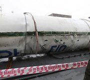 &Scaron;iaurės Korėjos &bdquo;Unha-3&ldquo; raketos dalis