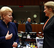Dalia Grybauskaitė Europos Vadovų Tarybos posėdyje