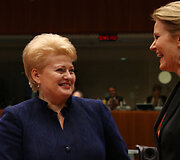 Dalia Grybauskaitė Europos Vadovų Tarybos posėdyje