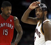 Amiras Johnsonas ir Kyrie Irvingas