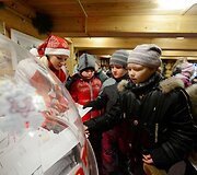 Rusijos vaikai pas Senį &Scaron;altį svečiuose