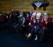 Rusijos vaikai pas Senį &Scaron;altį svečiuose