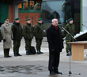 I&scaron;lydėtuvių ceremonijos akimirka