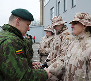 I&scaron;lydėtuvių ceremonijos akimirka