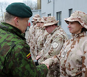 I&scaron;lydėtuvių ceremonijos akimirka