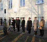 Memorialinės lentos atidengimo ceremonija
