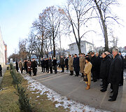 Memorialinės lentos atidengimo ceremonija