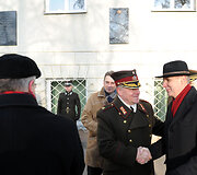 Memorialinės lentos atidengimo ceremonija