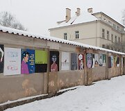 Studentų akcijos akimirka