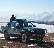 &bdquo;Ford Ranger&ldquo; &ndash; pagrindinė afganų policijos transporto priemonė.