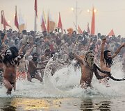 Religinio festivalio akimirka