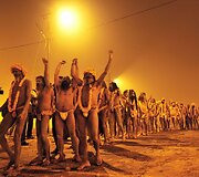 Religinio festivalio akimirka