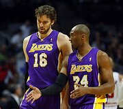 Pau Gasolis ir Kobe Bryantas