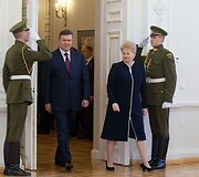 Viktoras Janukovyčius ir Dalia Grybauskaitė